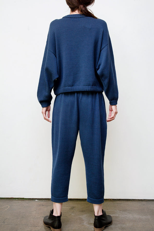 mimi hand knit suit - blue