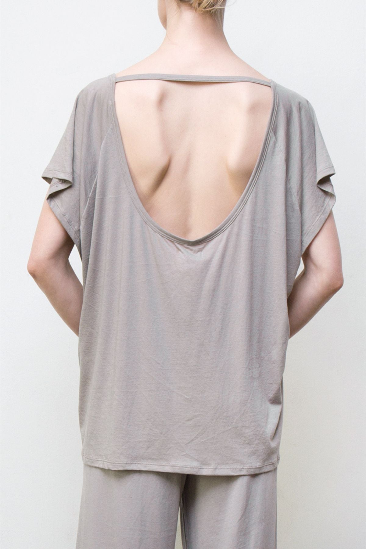 U-Back Top - Organic Cotton - Grey