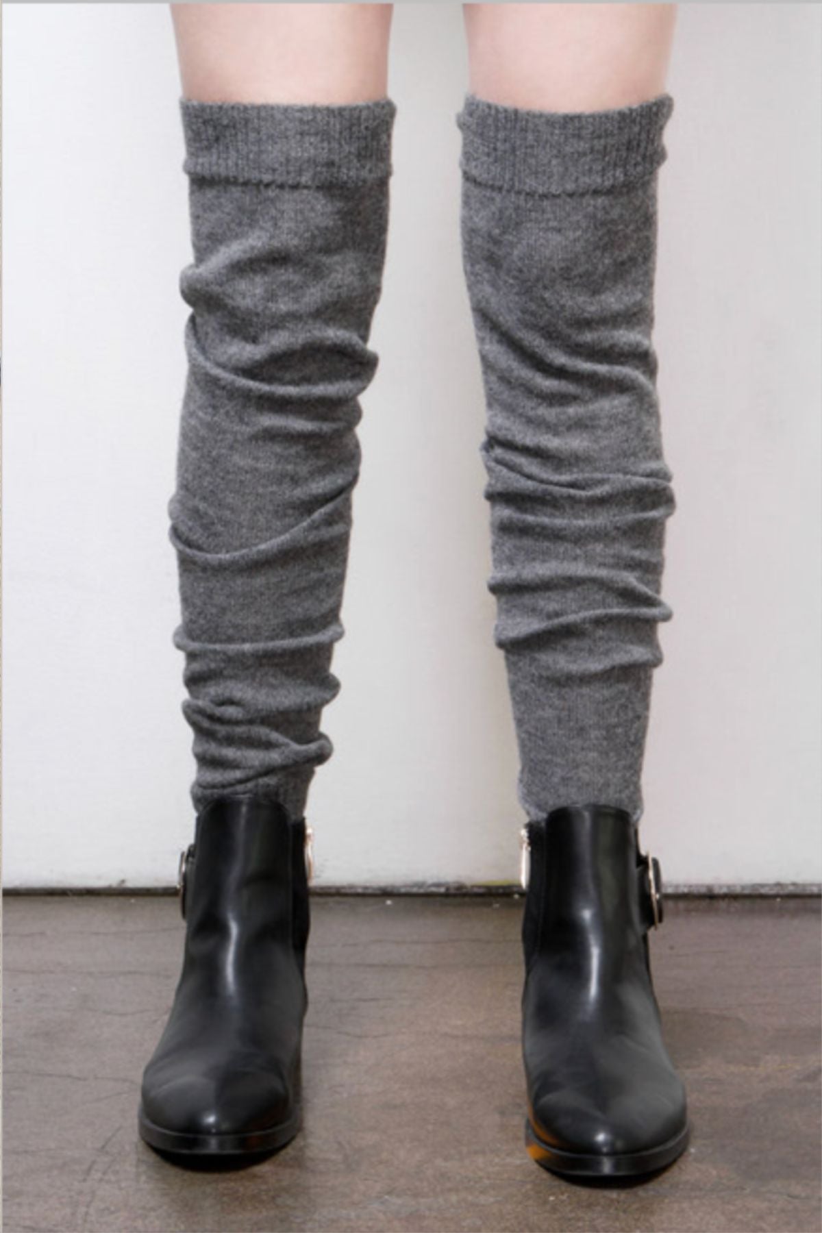 Leg Warmers - Alpaca - Grey