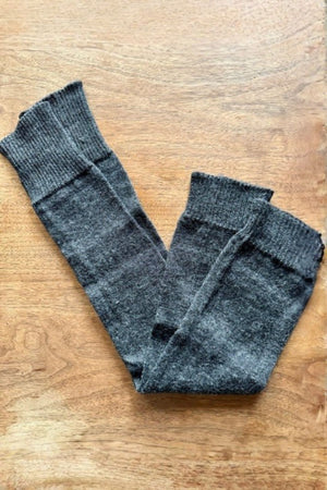 arzé alpaca arm warmers - charcoal