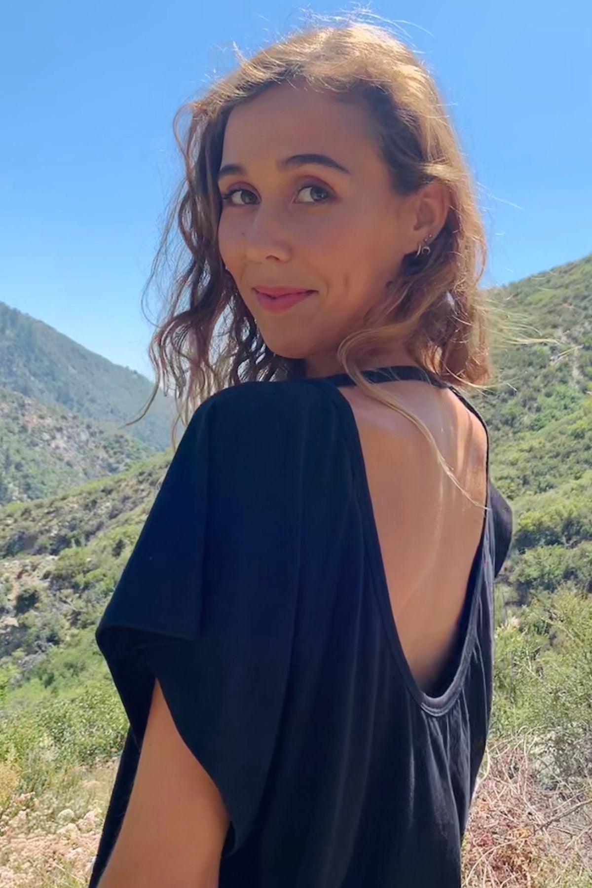 U-Back Top - Organic Cotton - Black