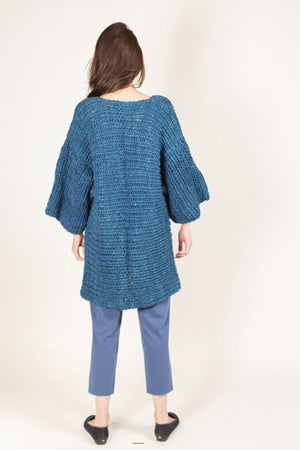 Joplin Organic Cotton Hand-Knit Coat