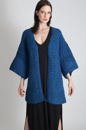 Joplin Organic Cotton Hand-Knit Coat