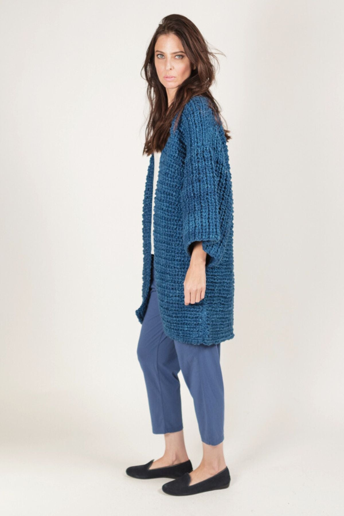 Joplin Organic Cotton Hand-Knit Coat