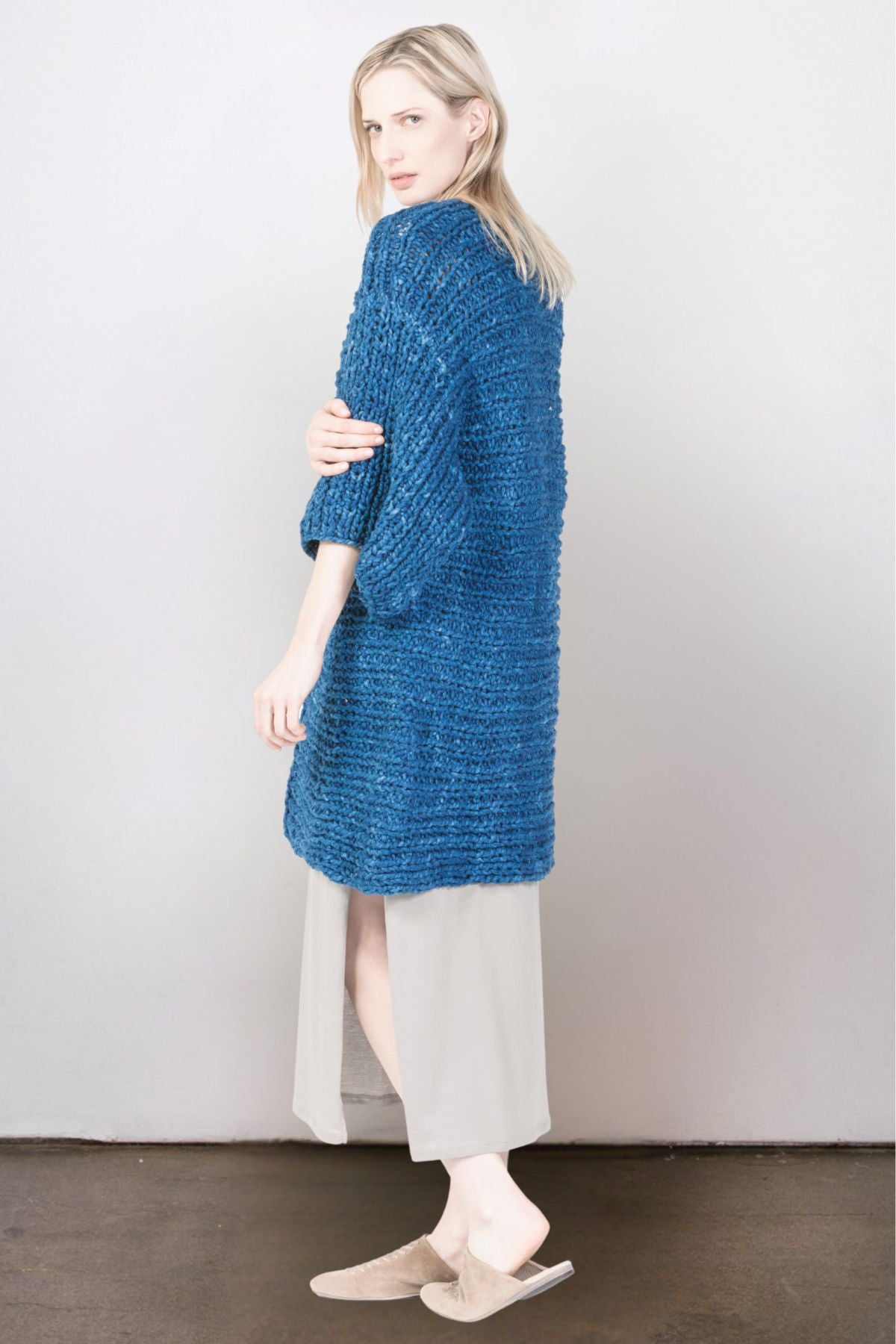 Joplin Organic Cotton Hand-Knit Coat