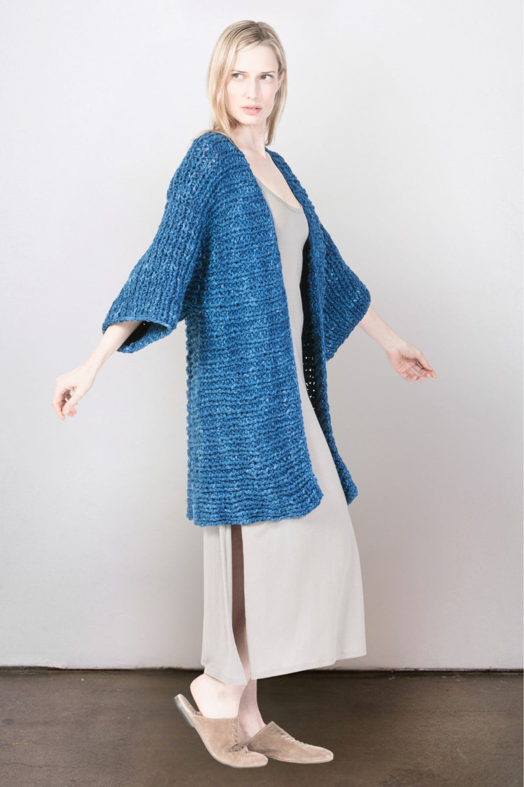 Joplin Organic Cotton Hand-Knit Coat