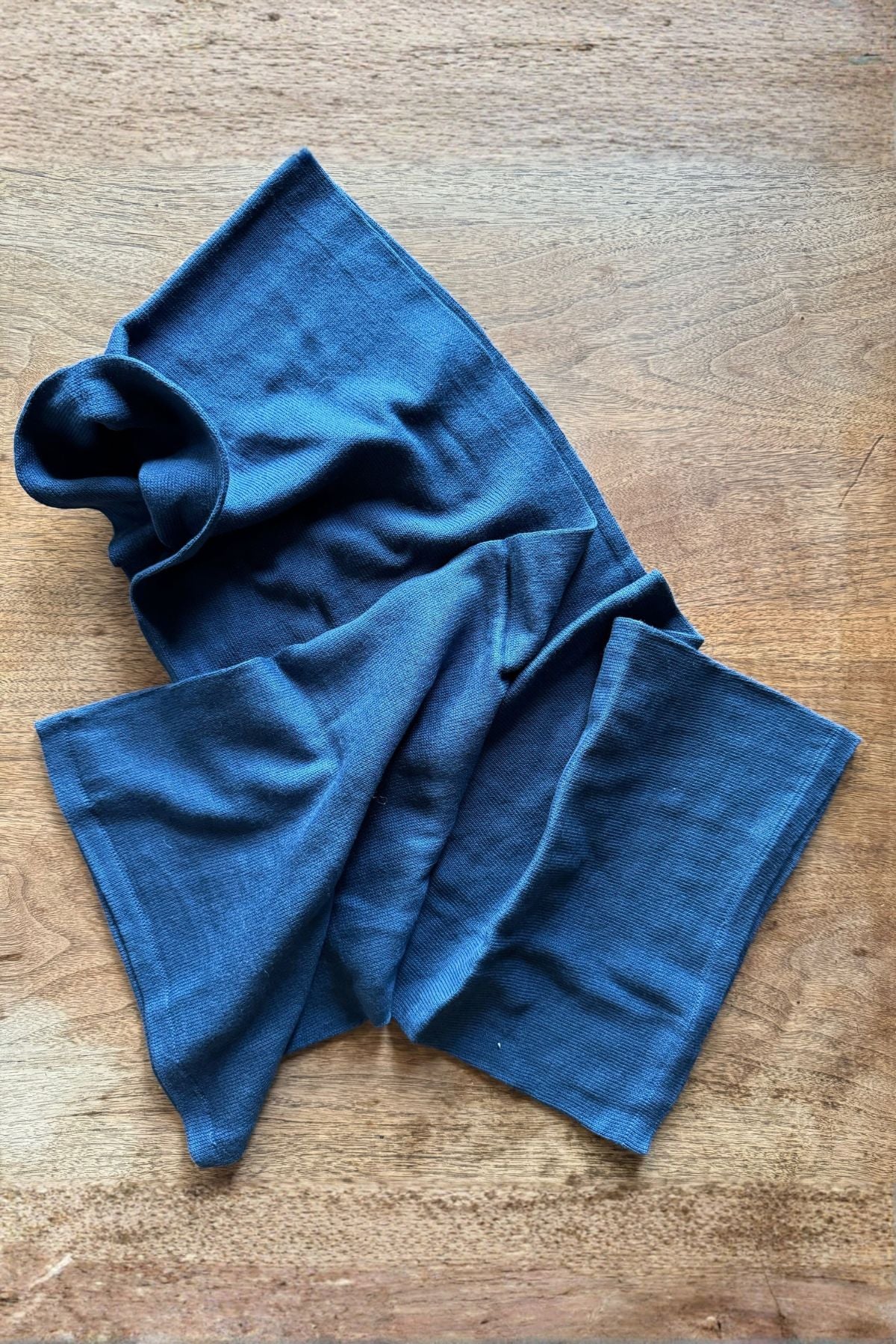 arzé pima cotton toque / scarf - blue