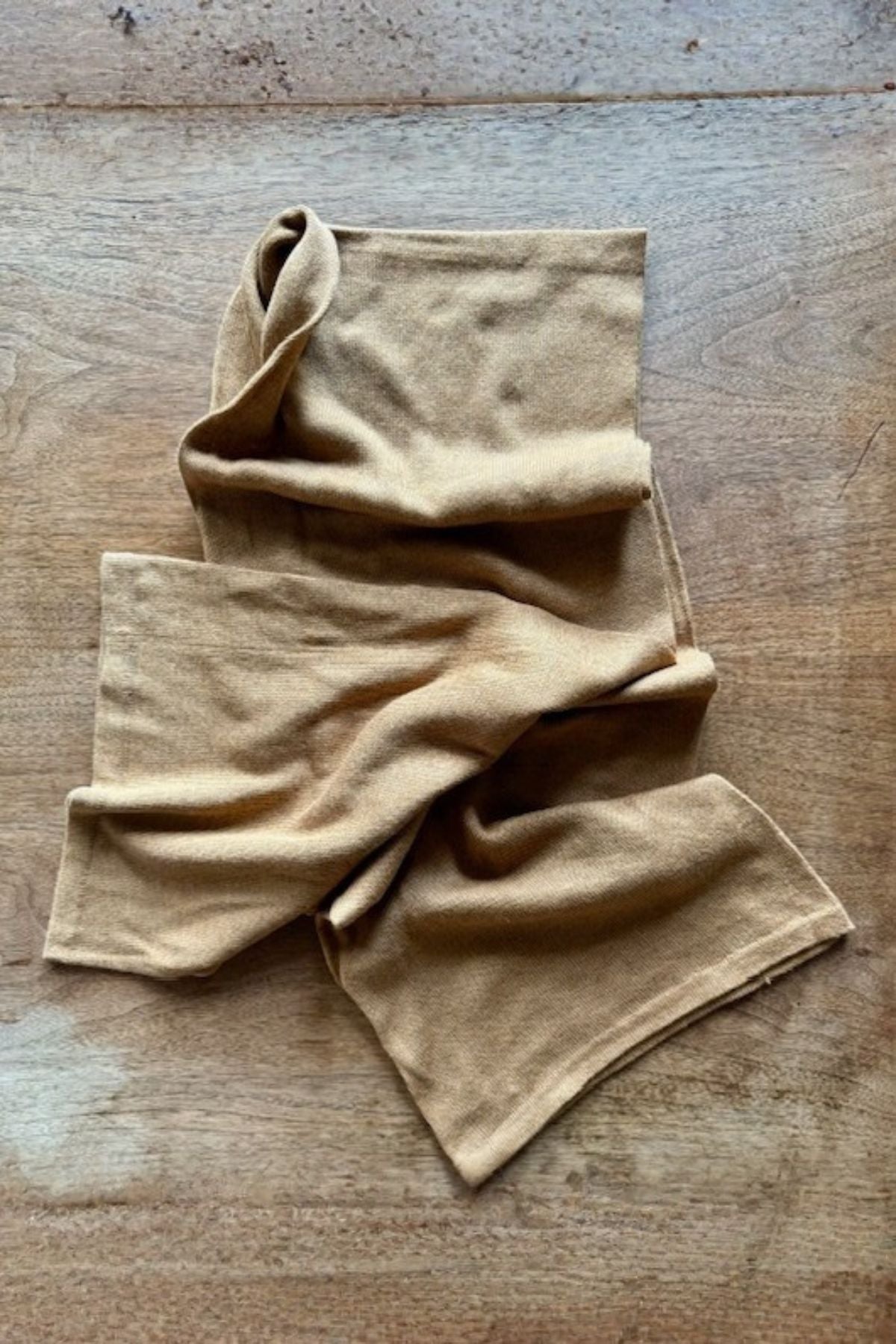 arzé pima cotton toque / scarf - caramel