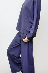 Anita Lounge Set - Organic Cotton Terry - Blue