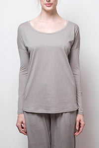 long sleeve top - grey