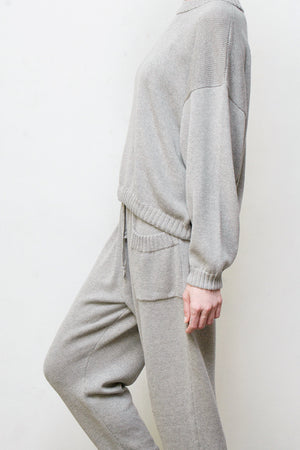 Mimi Hand-Loomed Knit Set - Grey