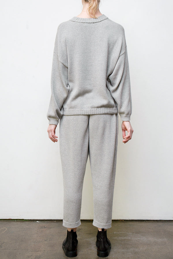 mimi hand knit suit - grey