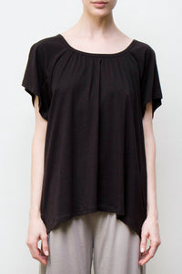 u back top - black